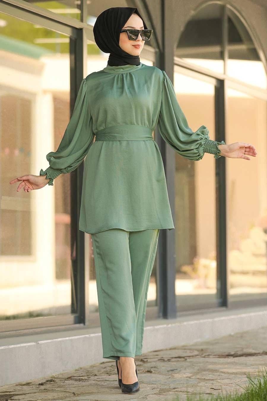 Rahaf Sage Green Set - Covered Bliss