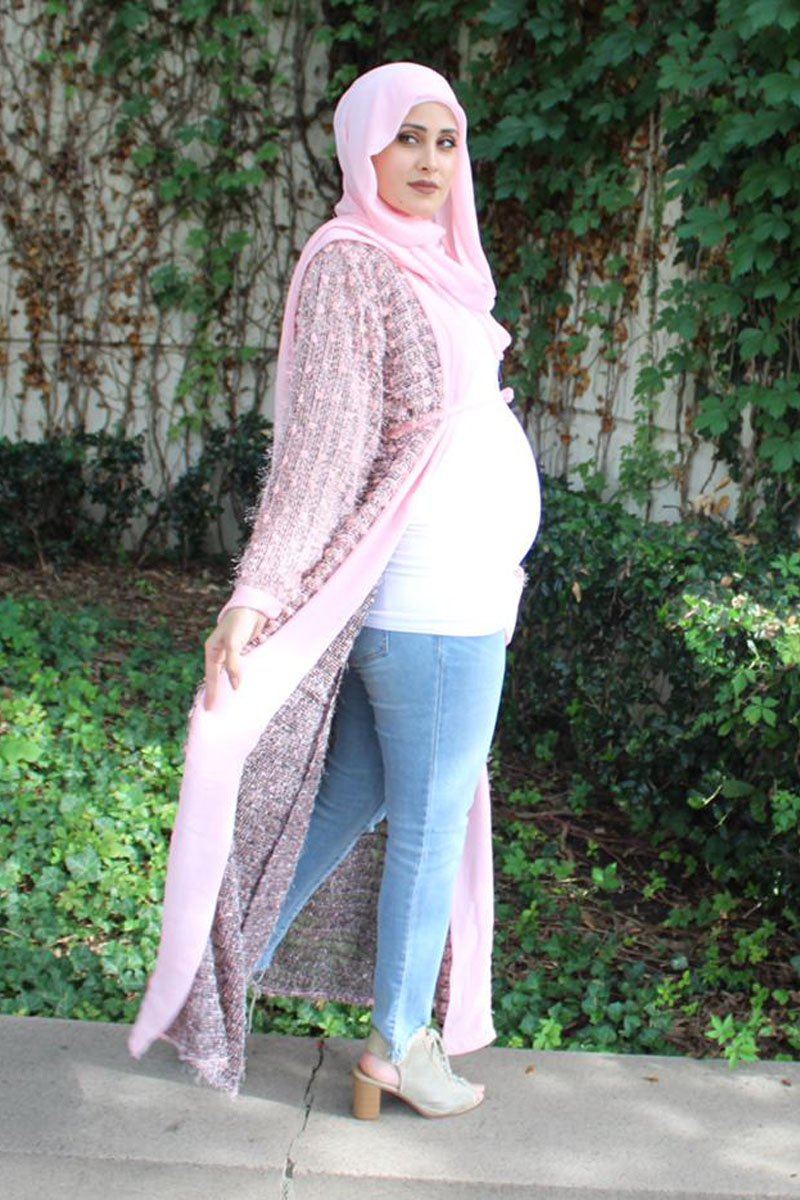 Bubble Gum Abaya