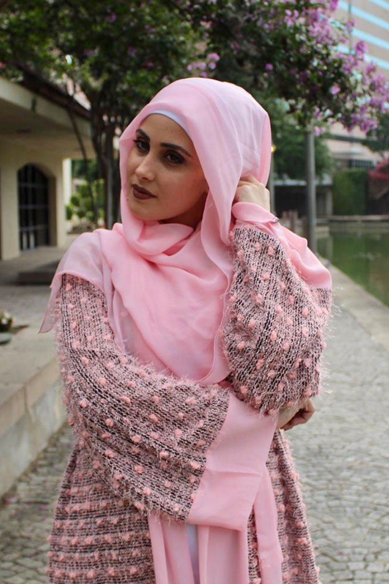 Bubble Gum Abaya