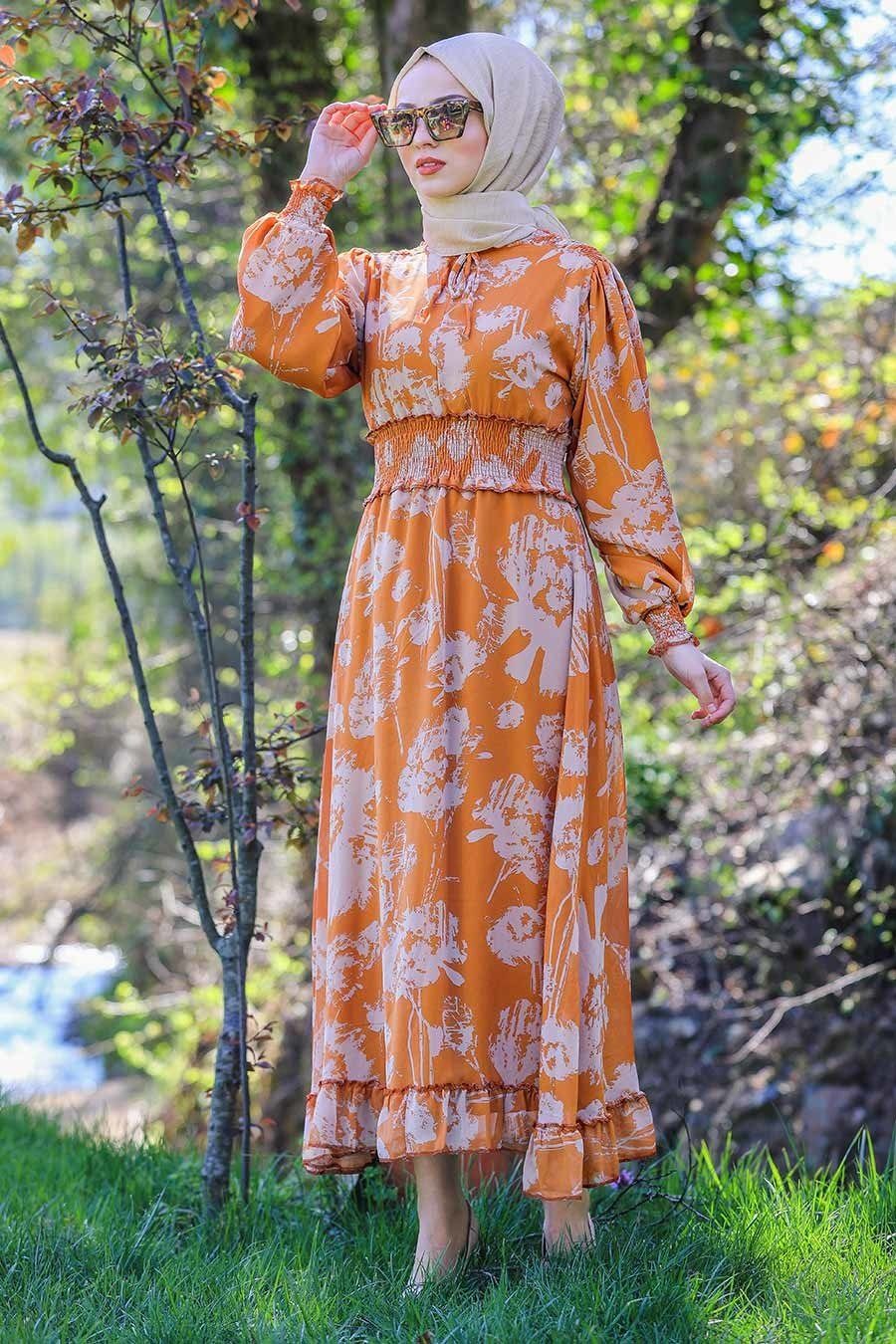 Haleh dress - Orange - Covered Bliss