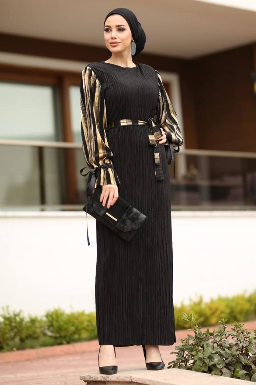 Shimmer and Dazzle Black Dress - Covered Bliss