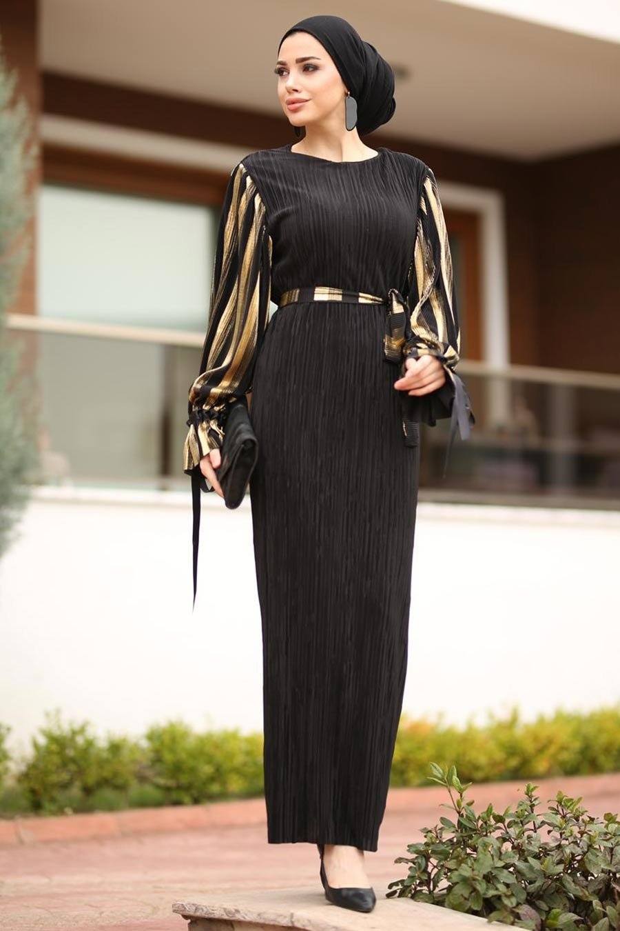 Shimmer and Dazzle Black Dress - Covered Bliss