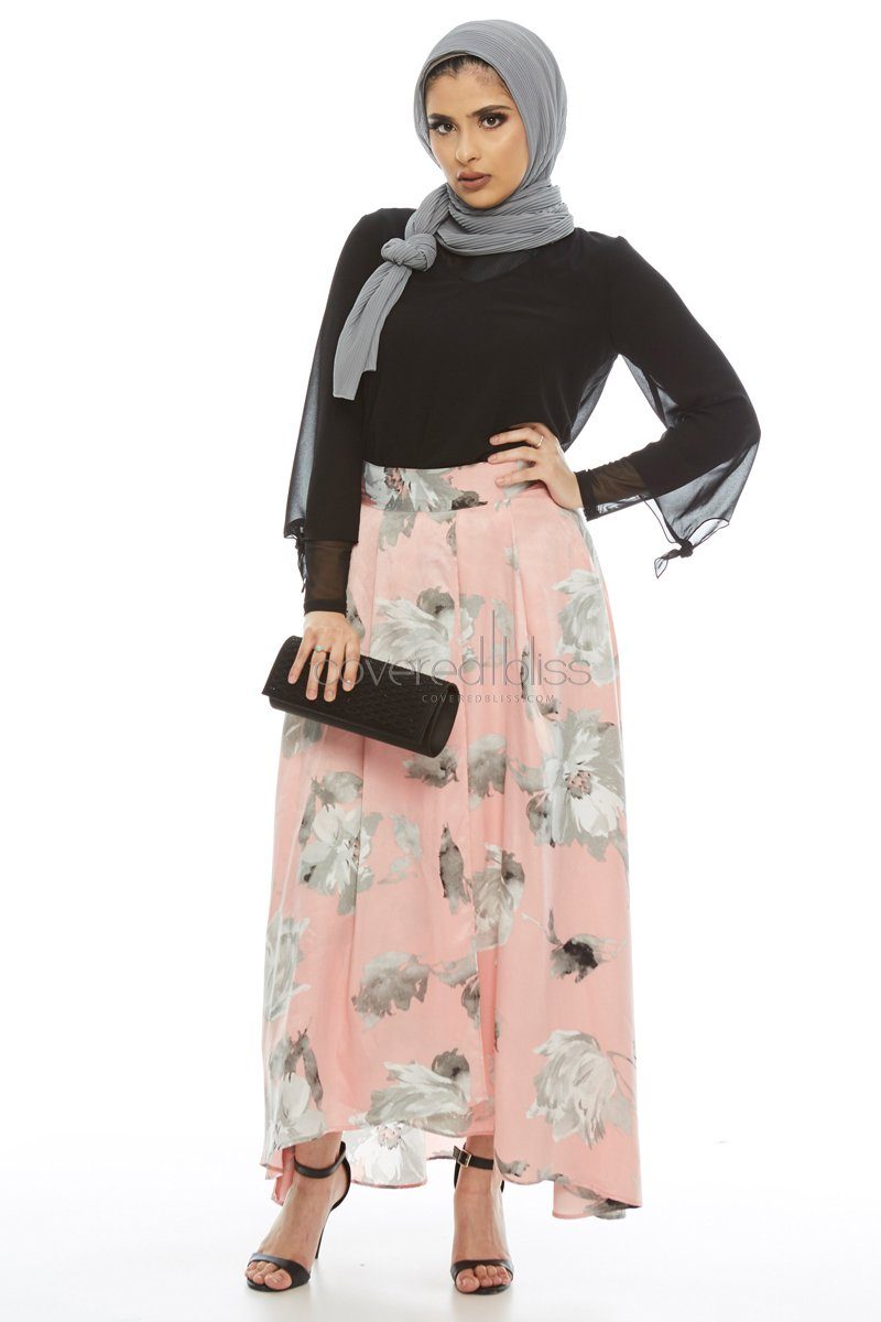 Blush Pastel Skirt - Covered Bliss