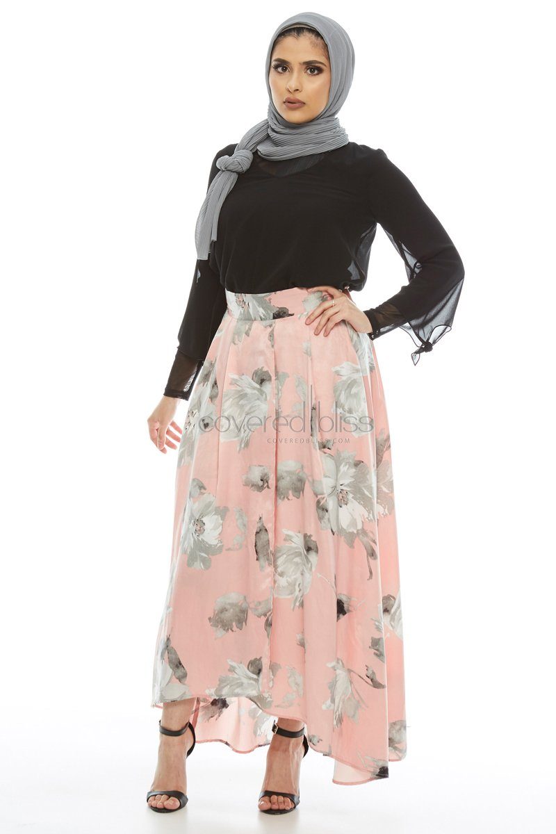 Blush Pastel Skirt - Covered Bliss