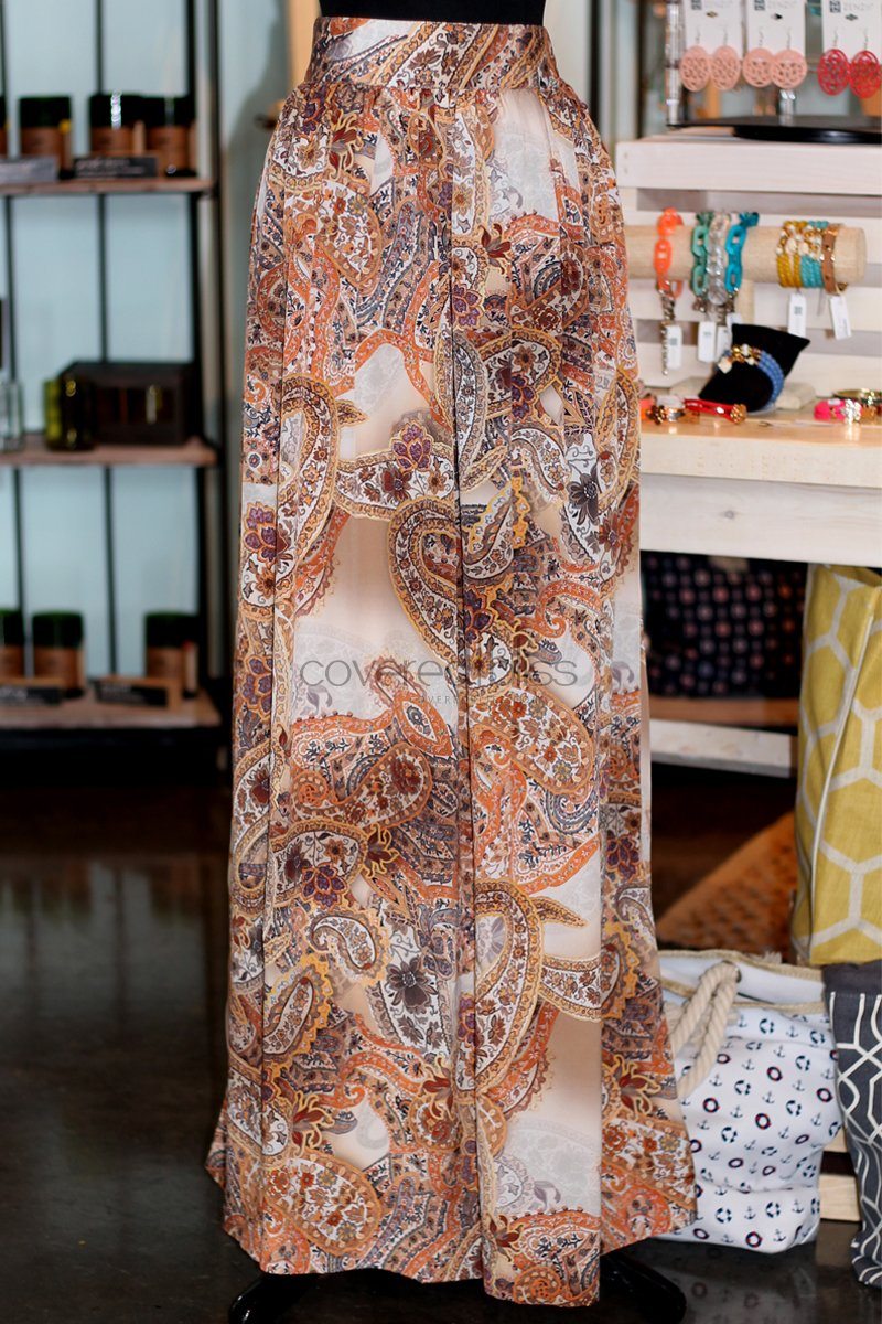 Dainty Paisley Skirt - Covered Bliss