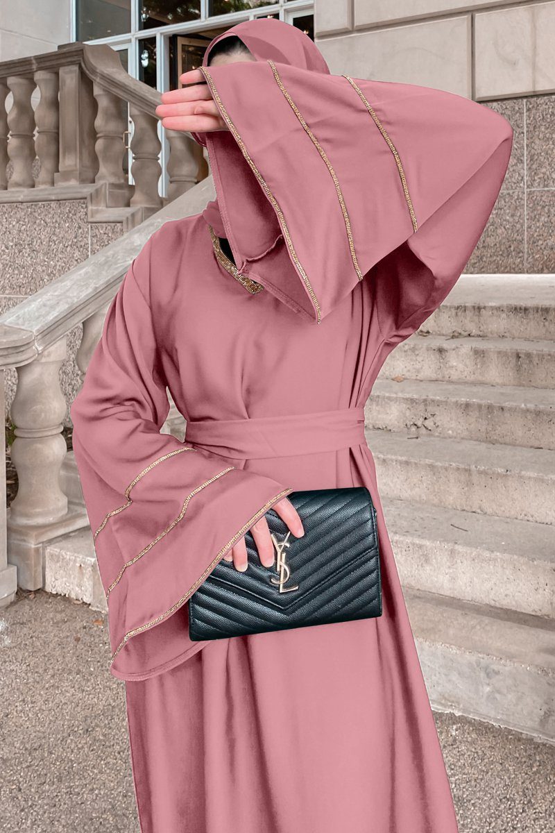 Emerald Queen Abaya - Mauve