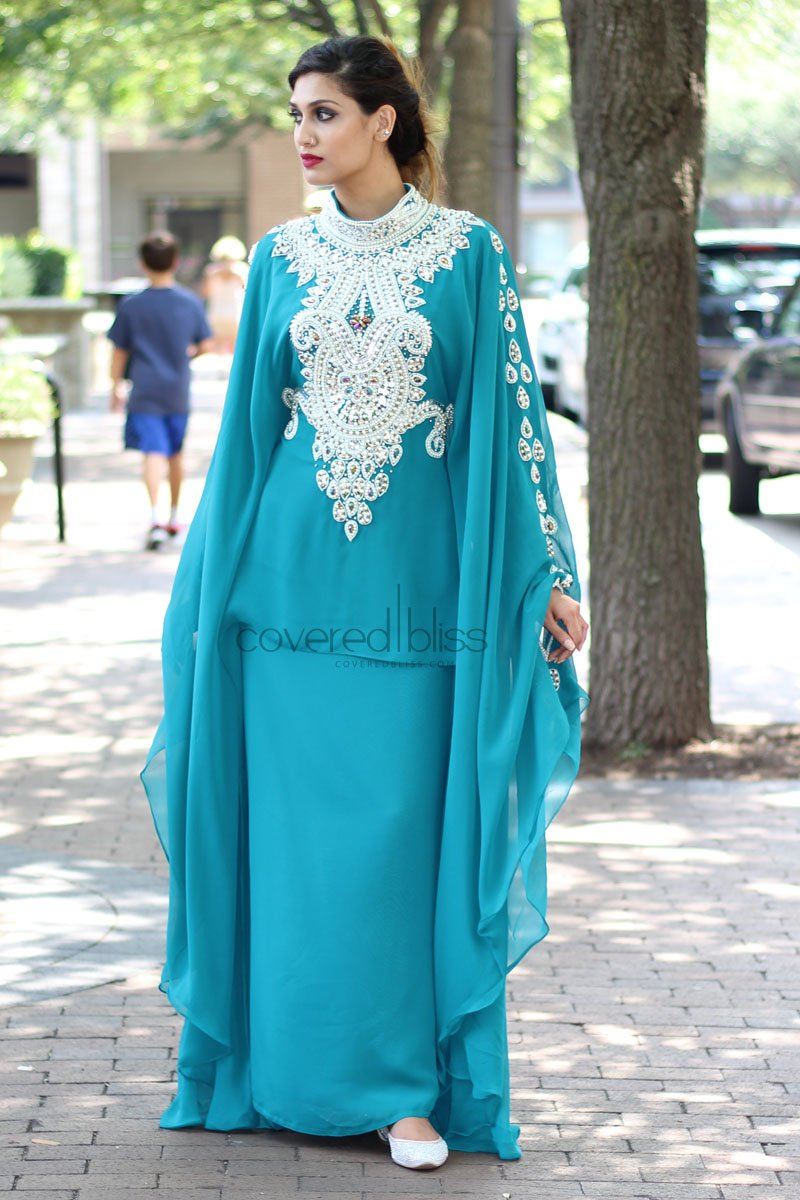 Mystical Pearls ‘n Cape Kaftan - Covered Bliss