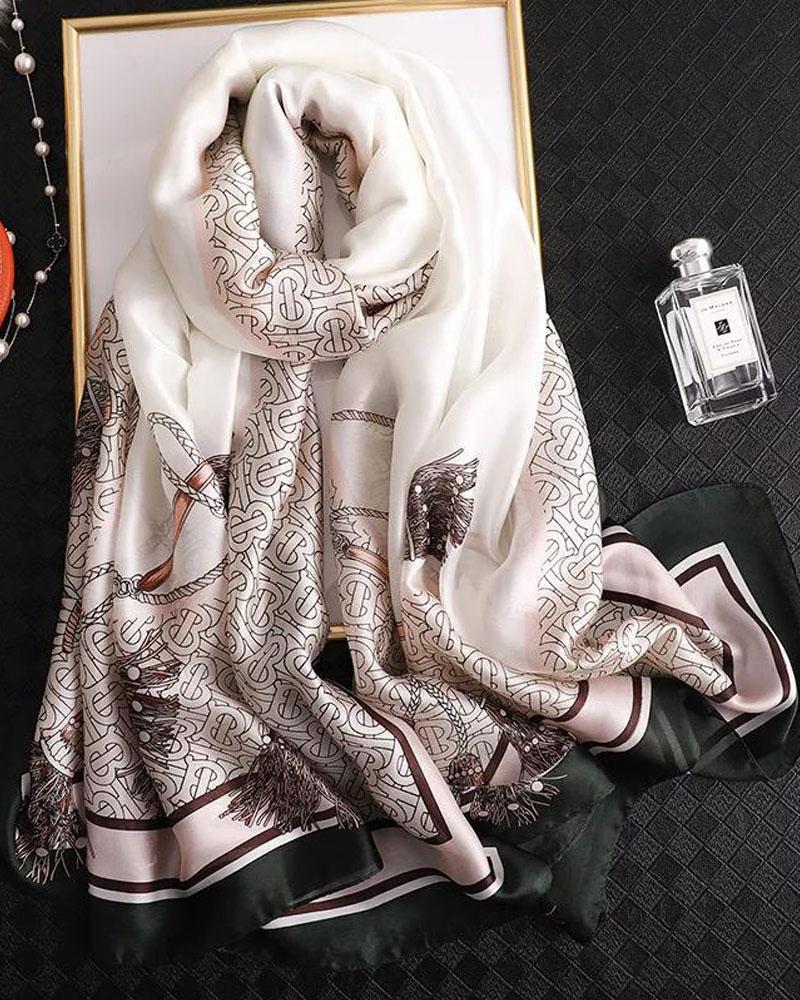 Jackie Silky Satin Scarf - Covered Bliss