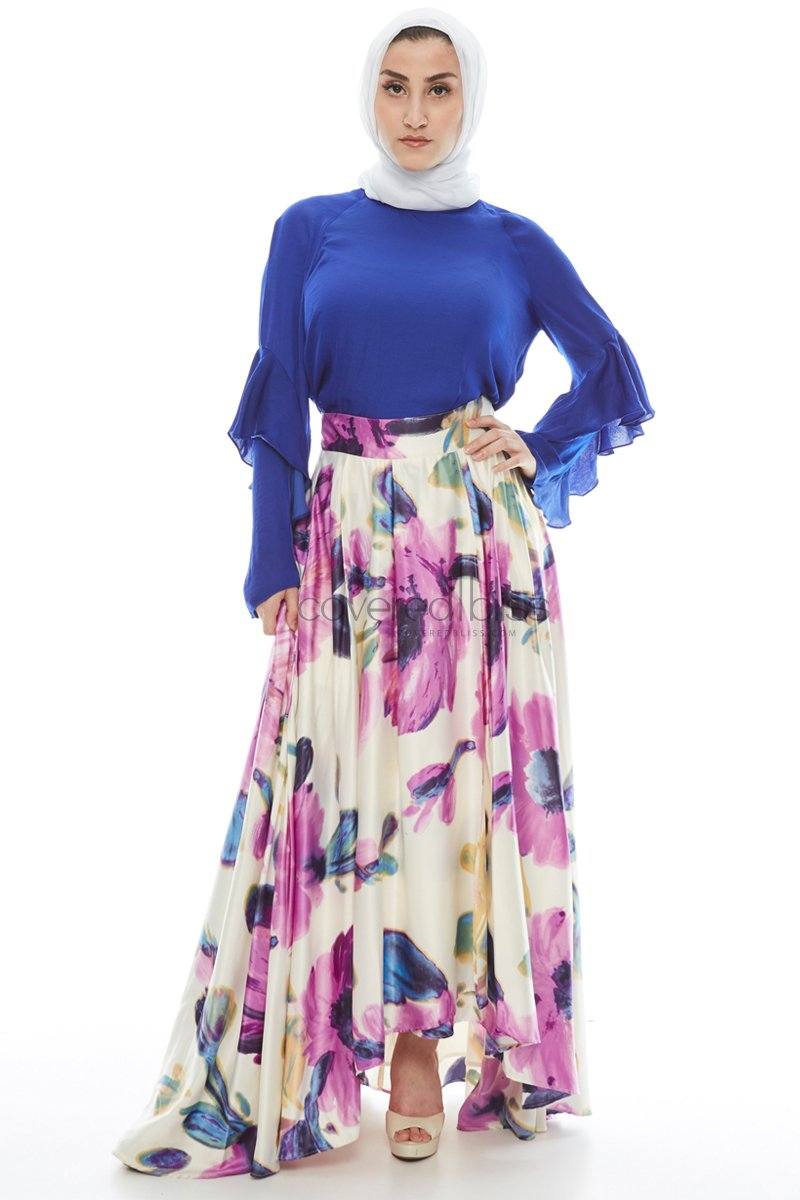 Plum Pastel Skirt - Covered Bliss