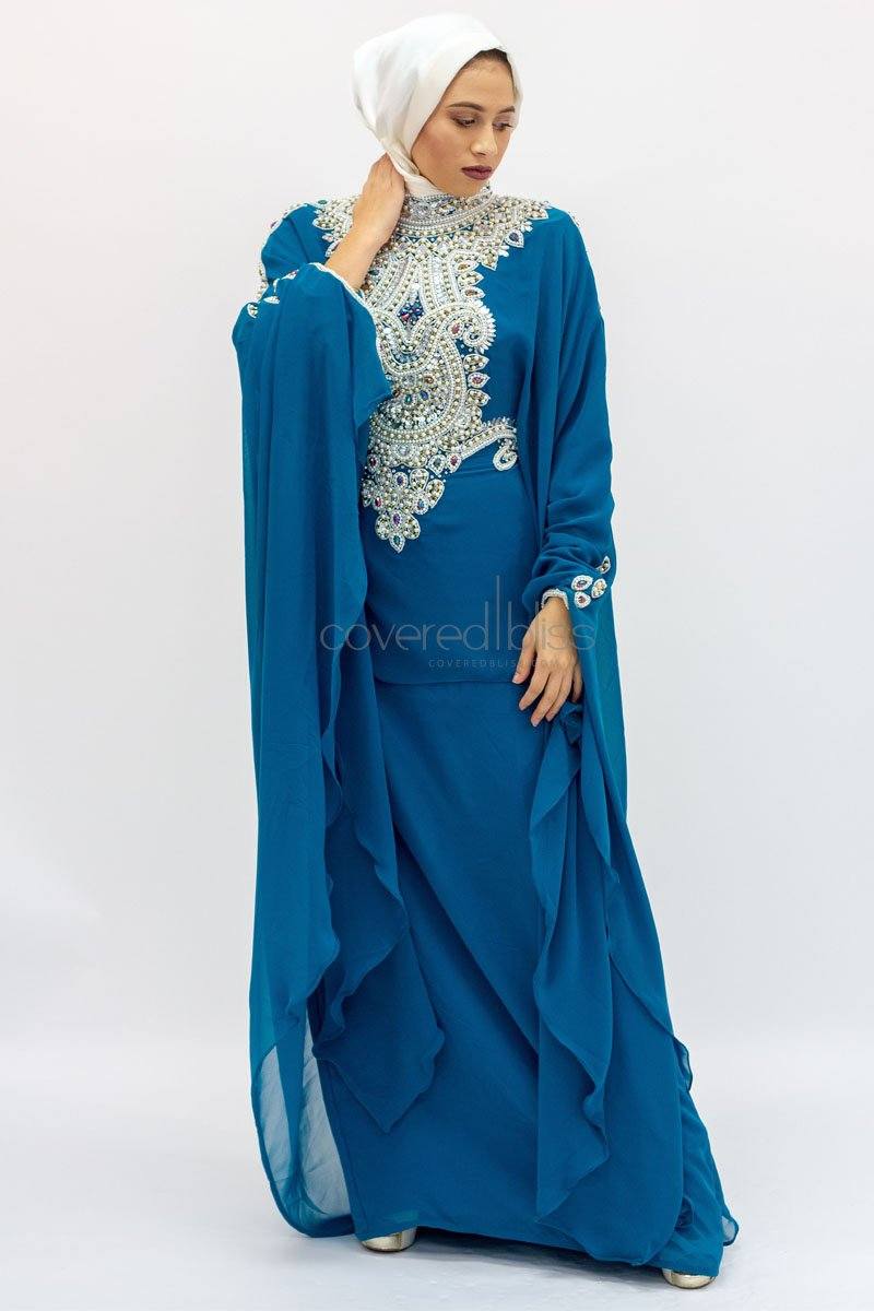 Mystical Pearls ‘n Cape Kaftan - Covered Bliss