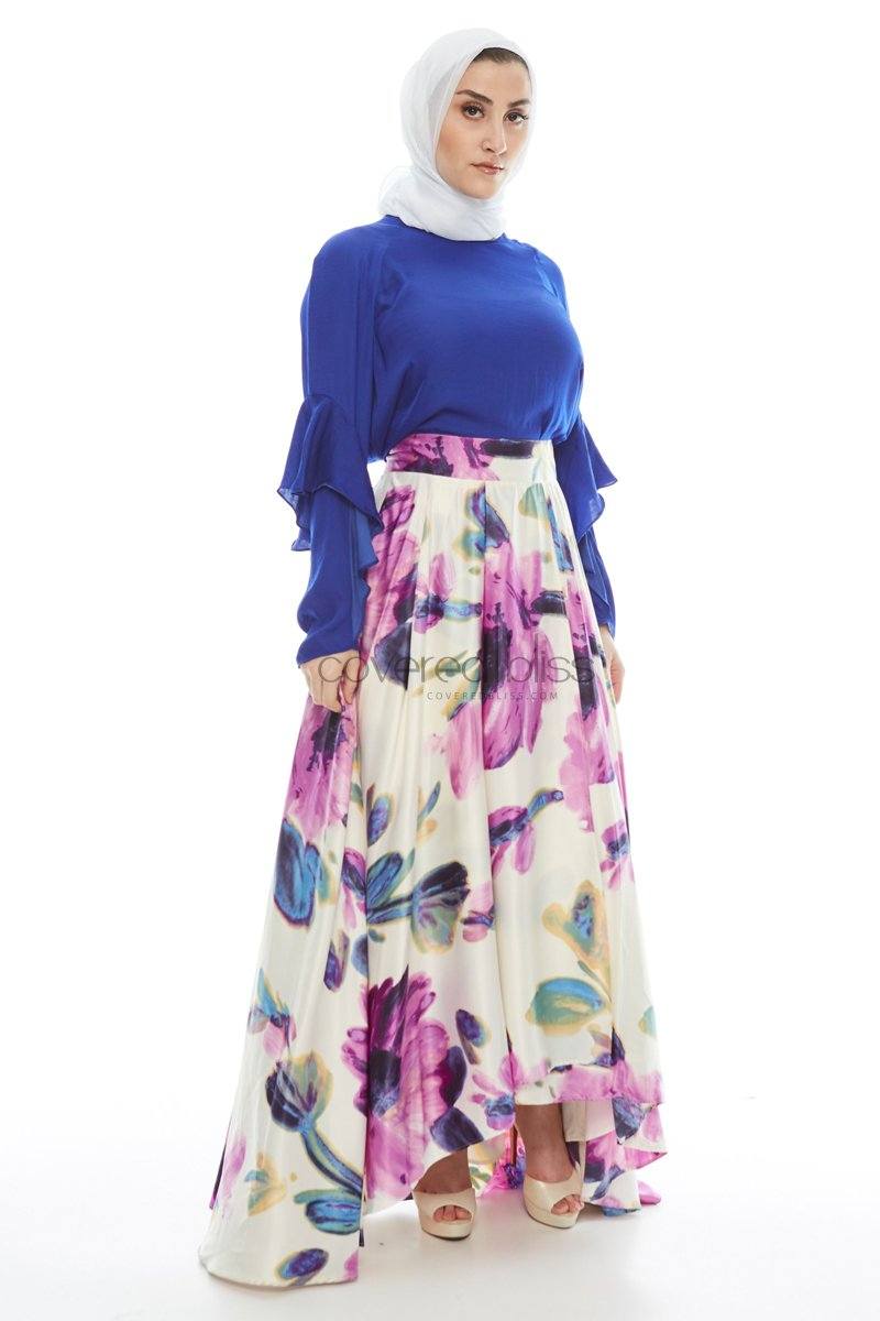 Plum Pastel Skirt - Covered Bliss