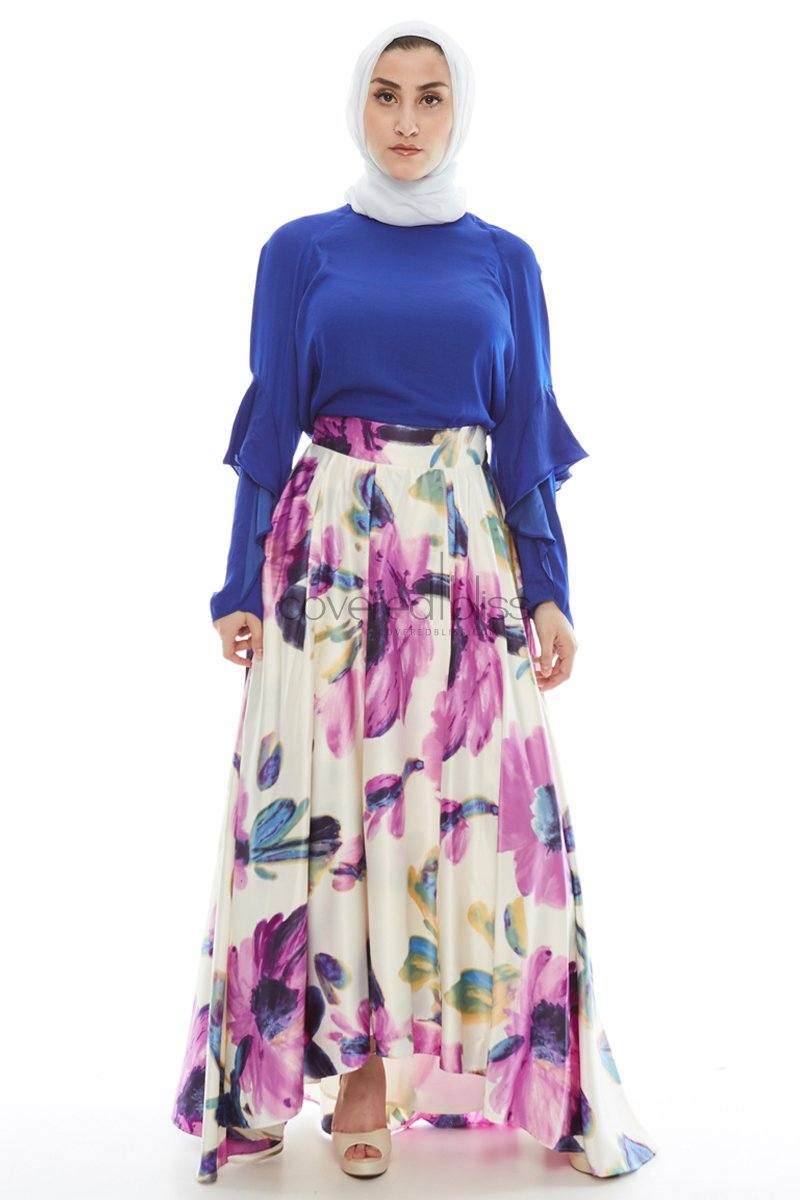 Plum Pastel Skirt - Covered Bliss