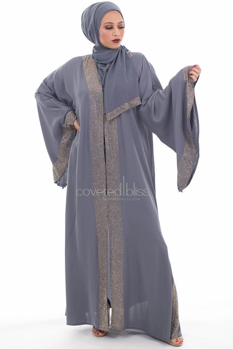 Summer Abaya /Grey - Covered Bliss