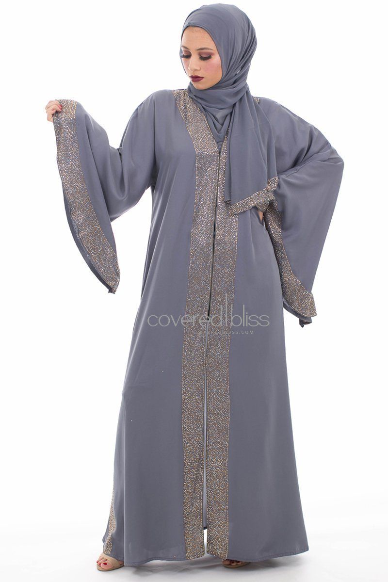Summer Abaya /Grey - Covered Bliss