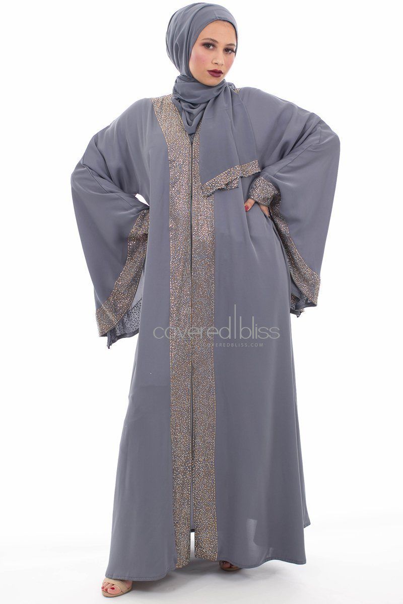 Summer Abaya /Grey - Covered Bliss