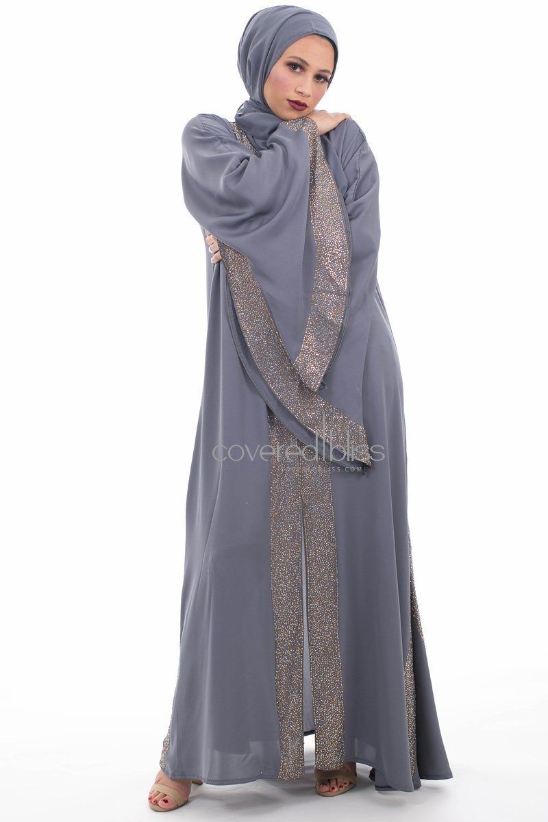 Summer Abaya /Grey - Covered Bliss