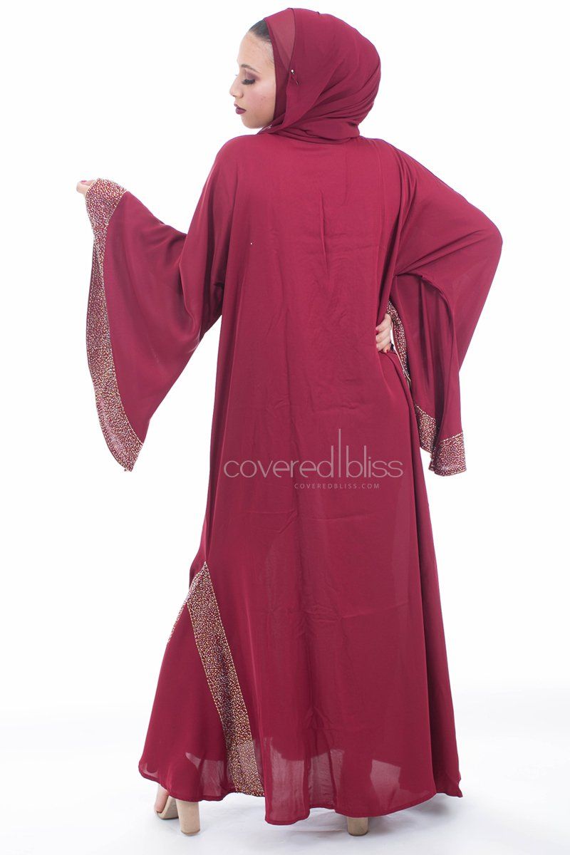 Summer Abaya /Maroon - Covered Bliss
