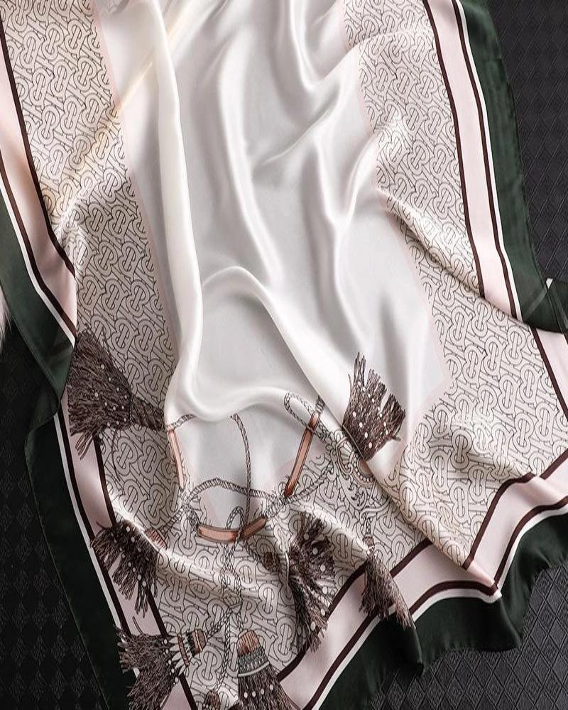 Jackie Silky Satin Scarf - Covered Bliss