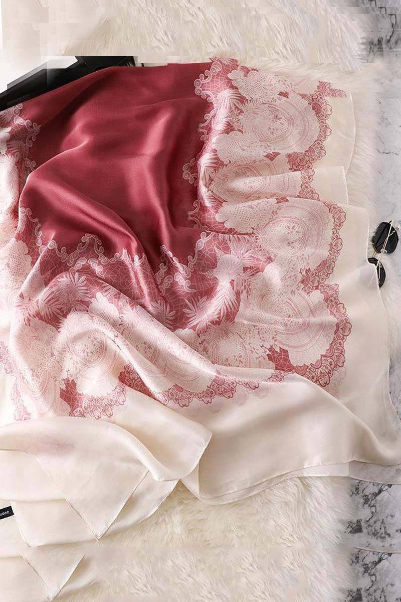 Efrine Satin Printed Scarf - Covered Bliss