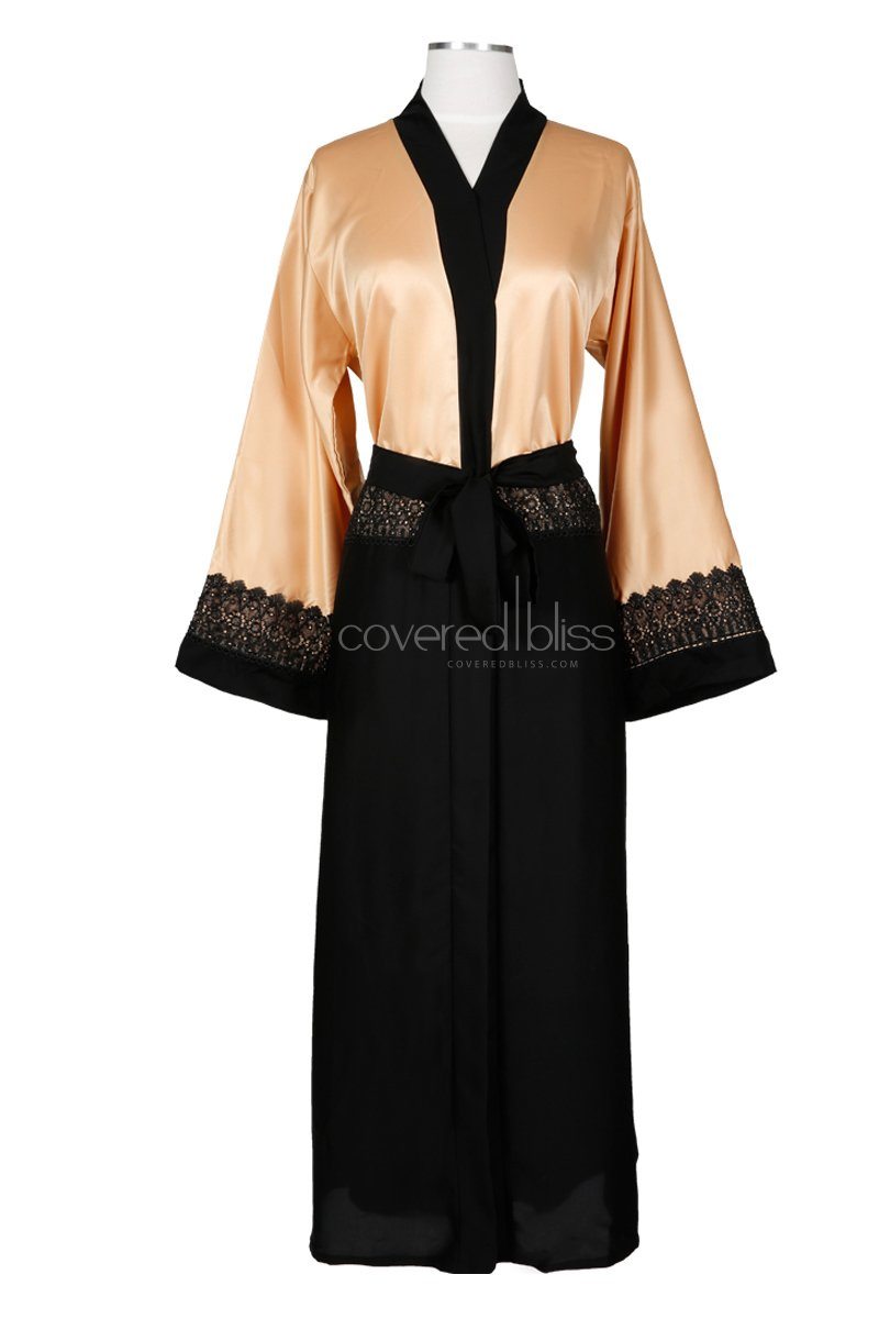 Marwa Abaya Peach - Covered Bliss