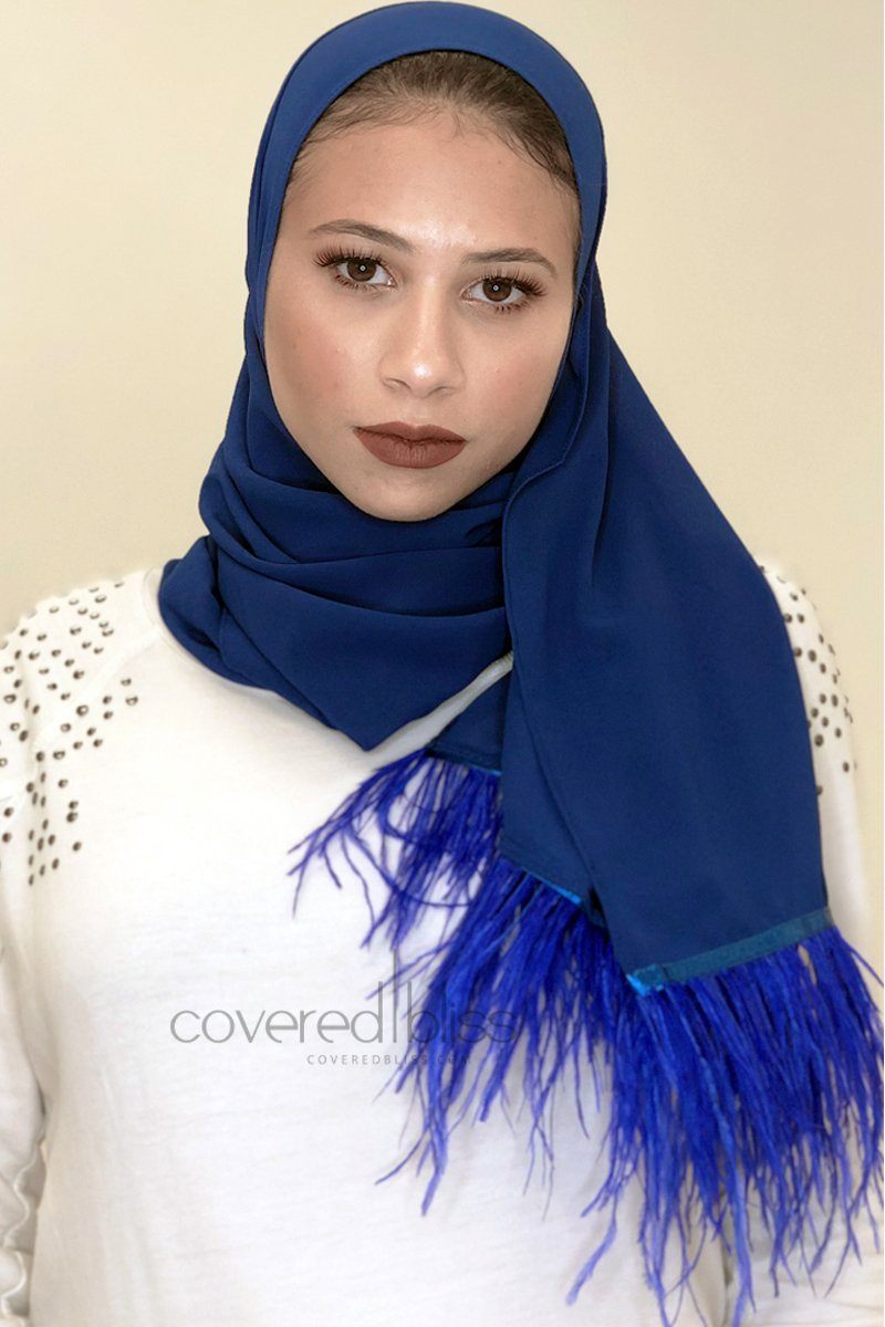 Feathery Dove Scarf