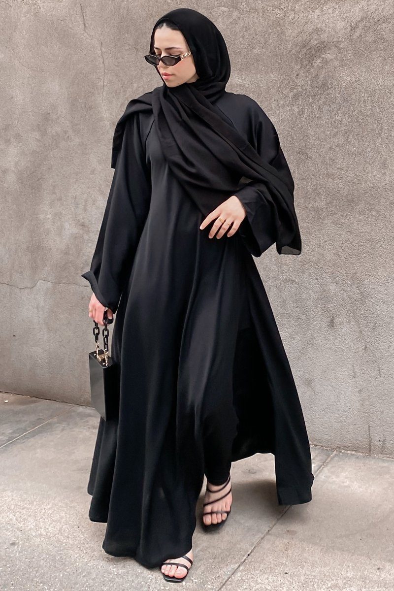 Batul Black Abaya - Covered Bliss