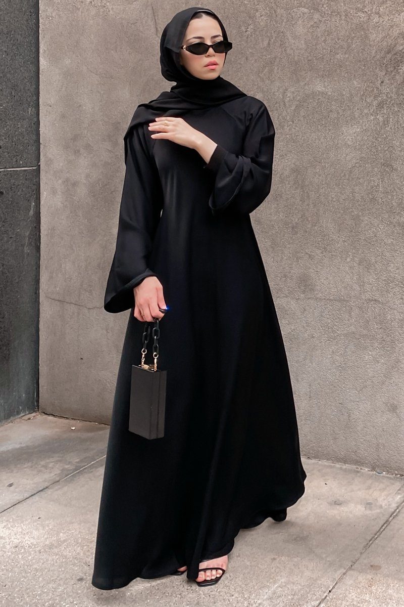 Batul Black Abaya - Covered Bliss