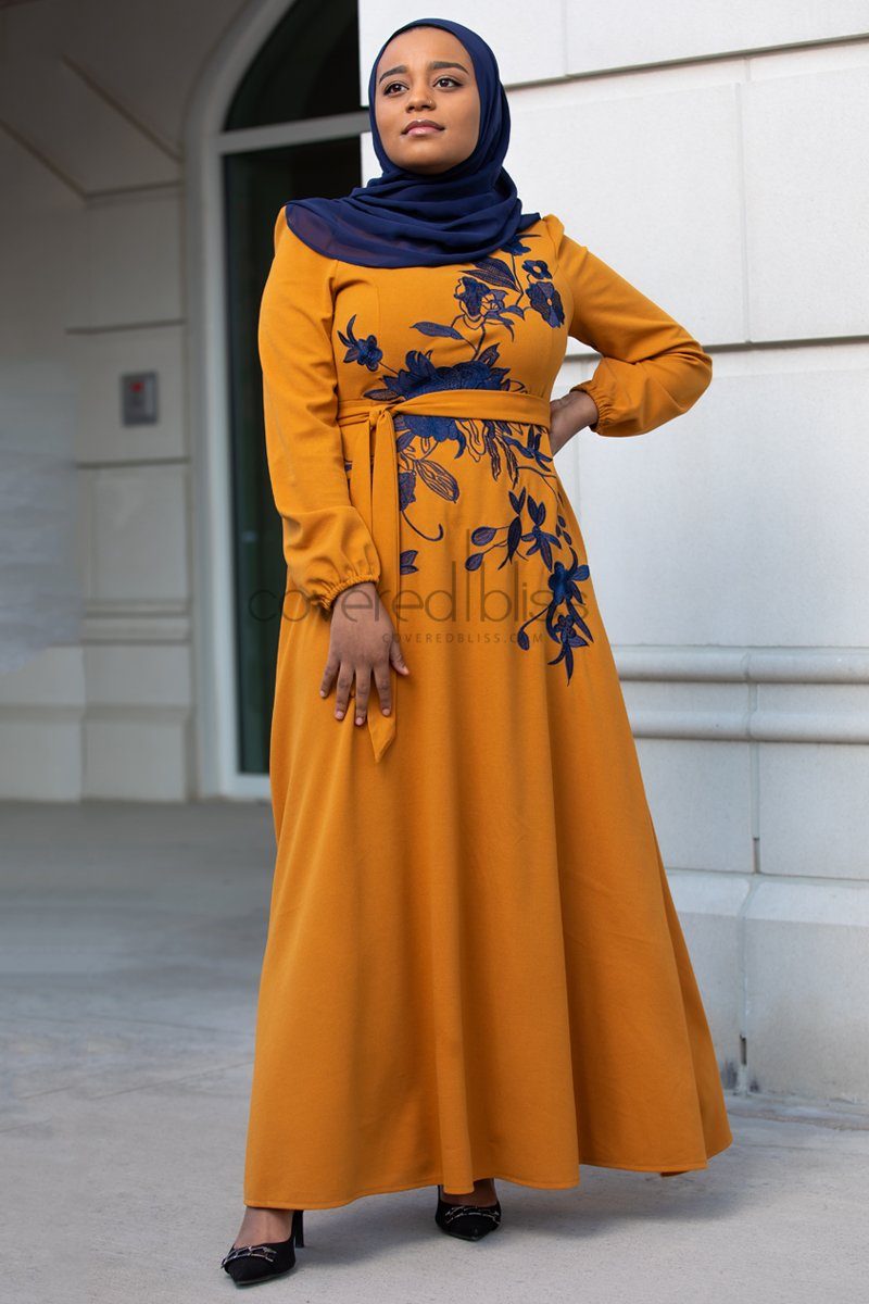 Sun Flower Yellow Dress - Covered Bliss