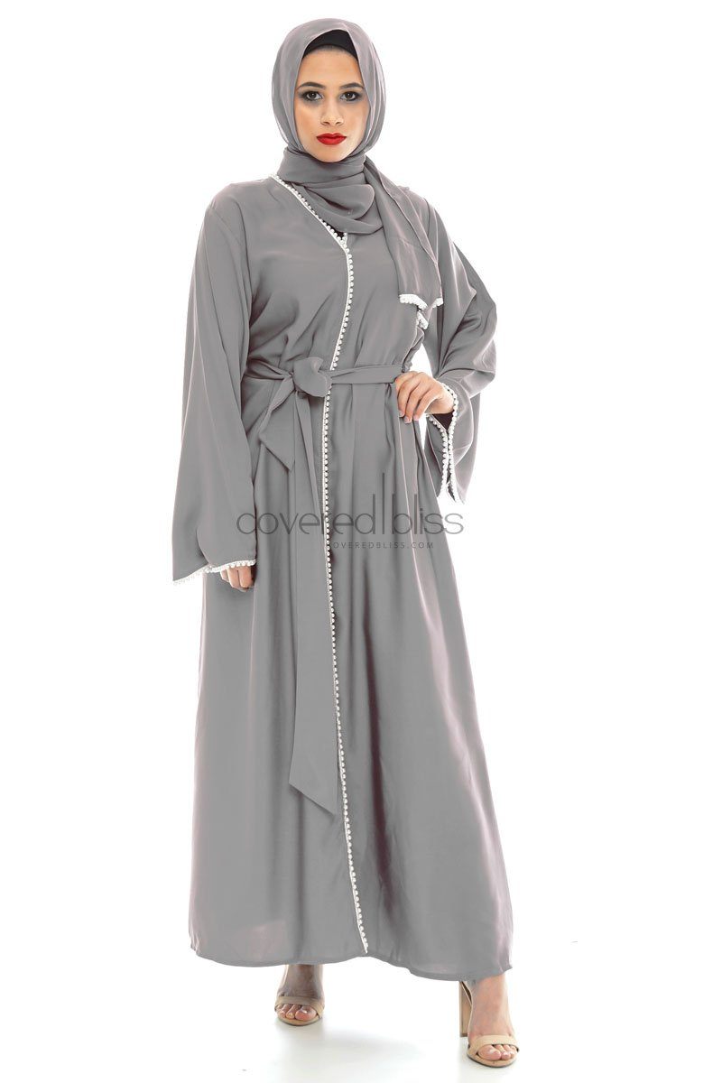 Ariel Abaya Grey - Covered Bliss