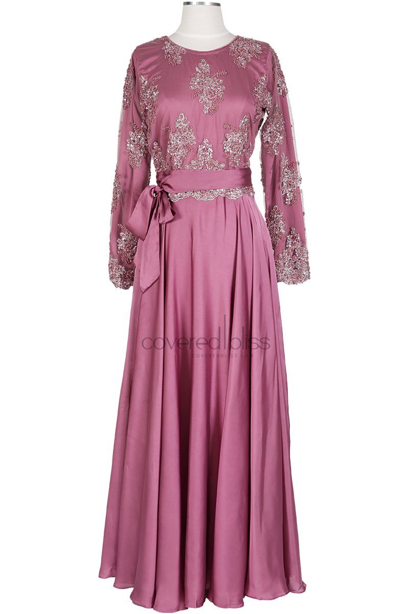 Daliah Plum formal dress - Covered Bliss
