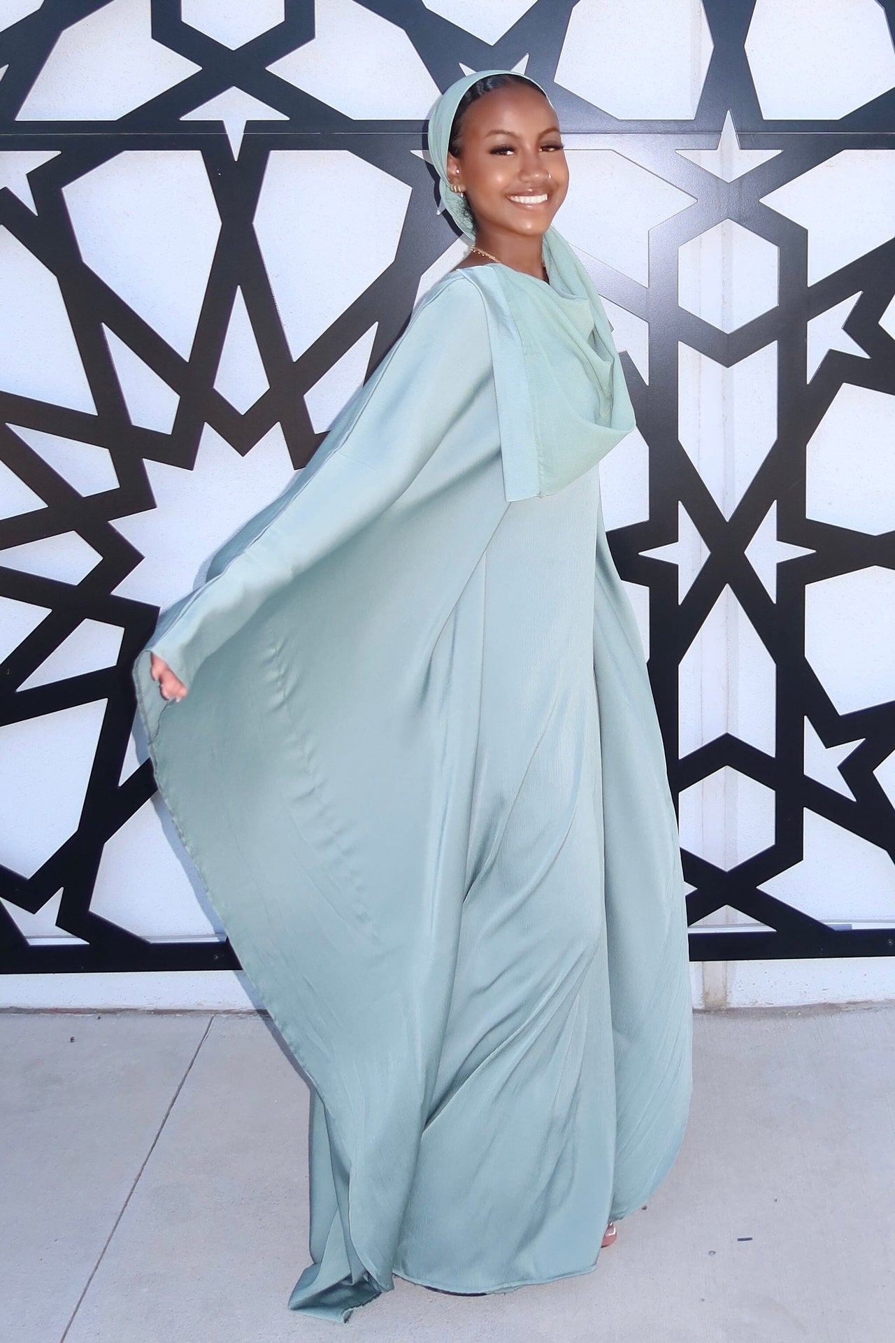 Elegant Pure Essence Butterfly Abaya dress