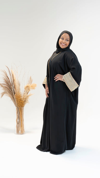 Pearlescent Elegance Cape Abaya