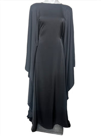 Pure Essence Butterfly Abaya in black elegant design