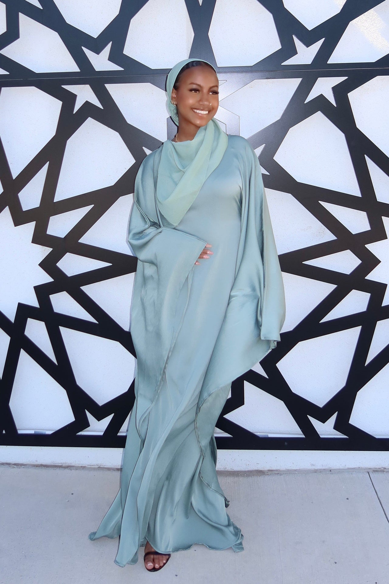 Pure Essence Butterfly Abaya with butterfly sleeves