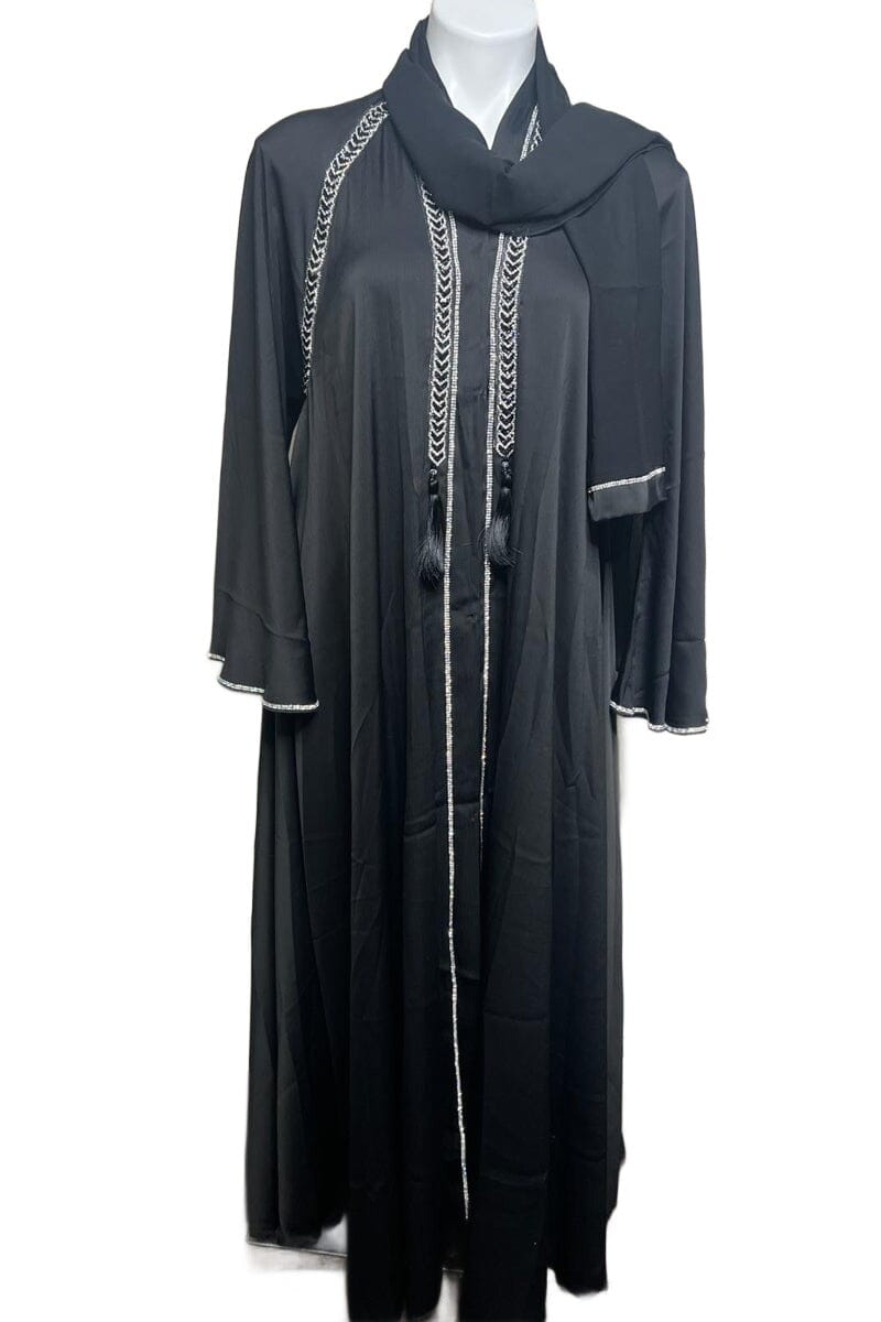 Midnight Shimmer Abaya