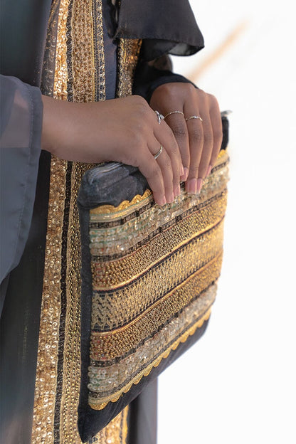 Gilded Cache Cape Abaya