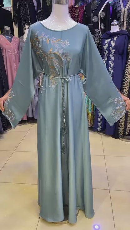 Enchanting Elegance Embroidered Abaya