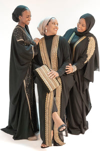 Gilded Cache Cape Abaya