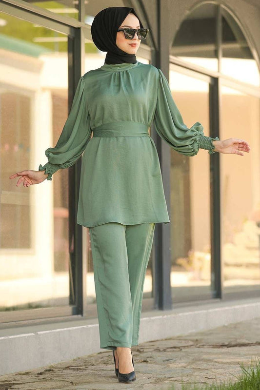 Rahaf Sage Green Set