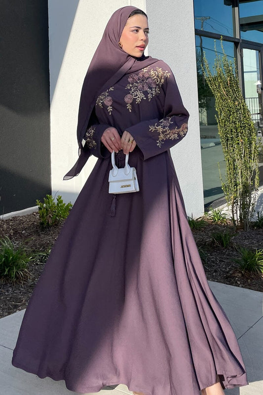 Amira Abaya Mauve