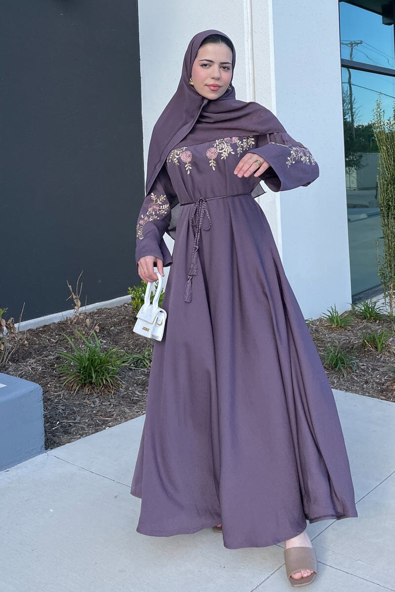 Amira Abaya Mauve