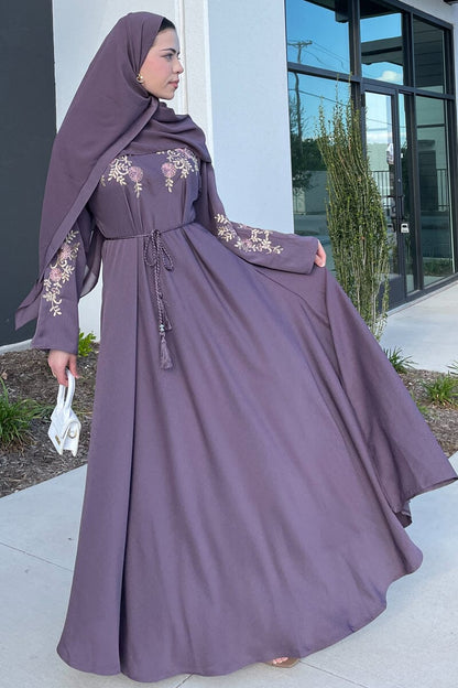 Amira Abaya Mauve