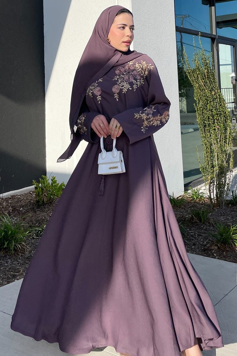 Amira Abaya Mauve Amira Abaya Mauve