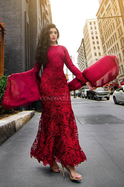 Amrien Lace Formal Dress