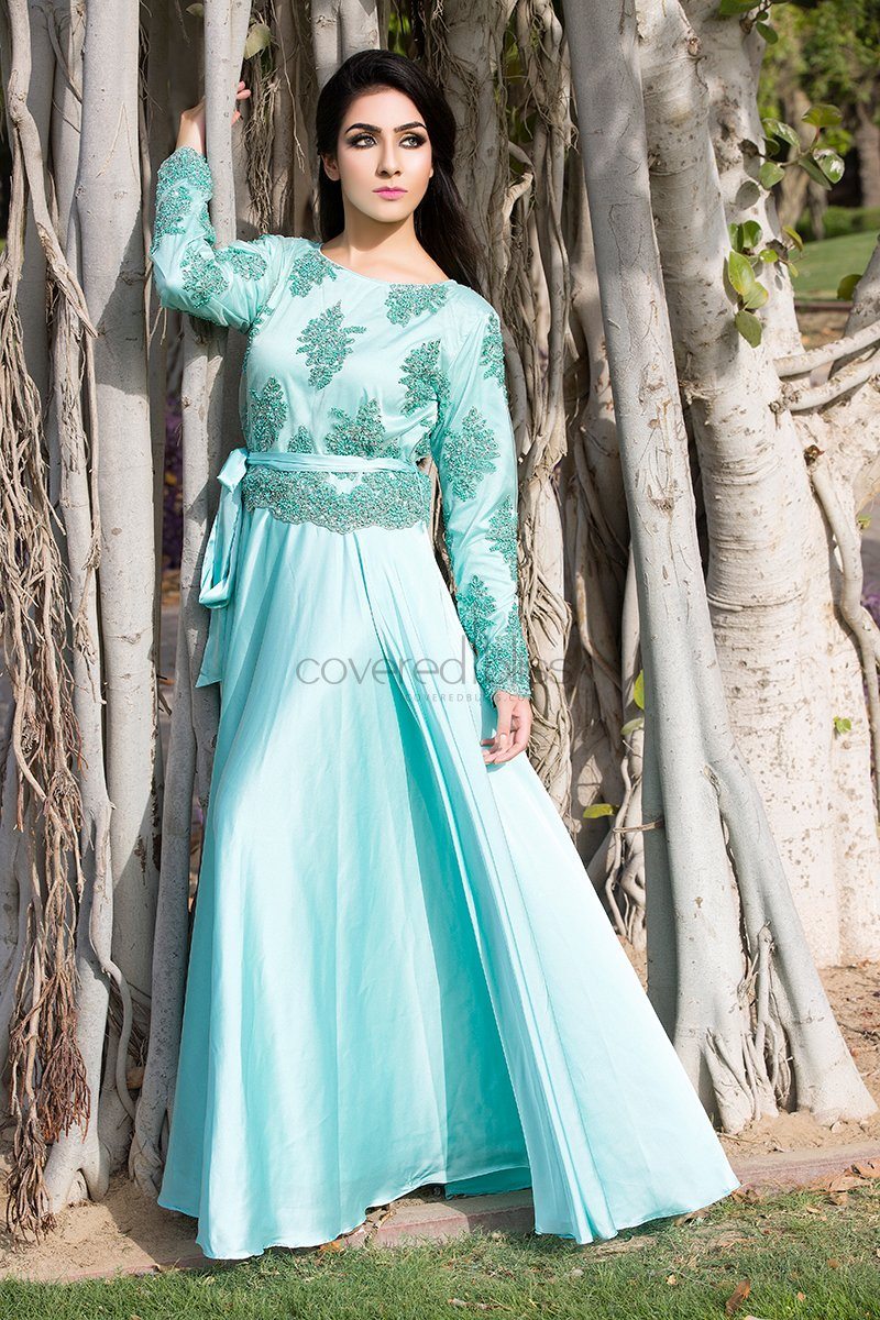 Daliah Mint formal dress - Covered Bliss