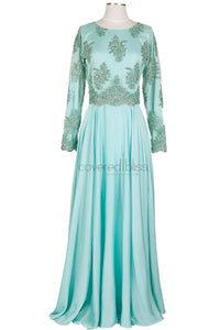 Daliah Mint formal dress - Covered Bliss