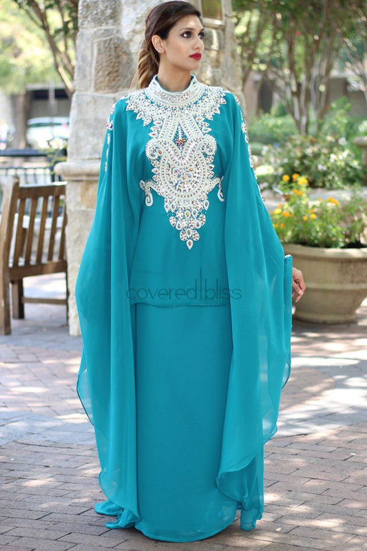 Mystical Pearls ‘n Cape Kaftan - Covered Bliss