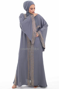 Summer Abaya /Grey - Covered Bliss