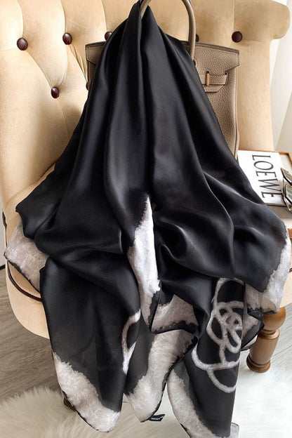 Silhouette Black Scarf