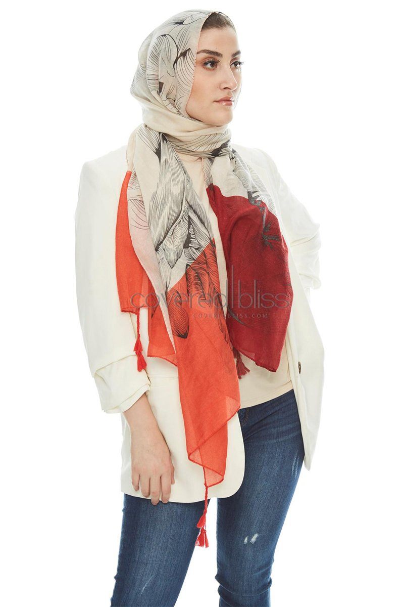 Bohemian Garden Scarf - Covered Bliss